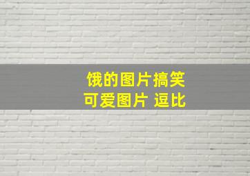 饿的图片搞笑可爱图片 逗比